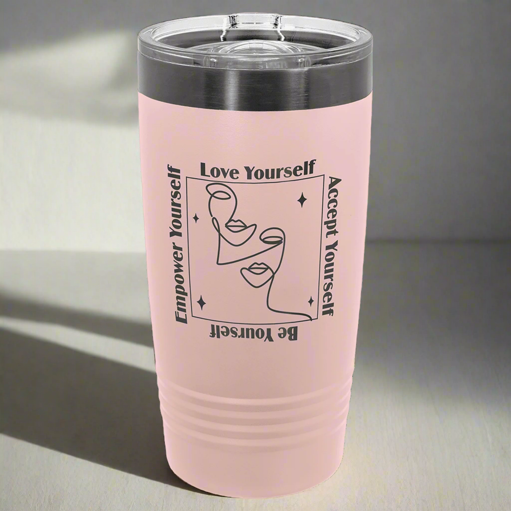 20oz Blush/Ghost Black ION Plated Polar Camel