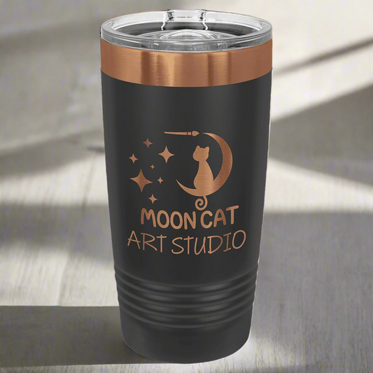 20oz Black w/ Rose Gold Polar Camel